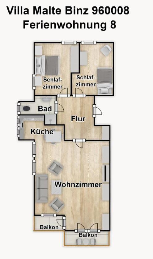 Apartment Malte 8 *